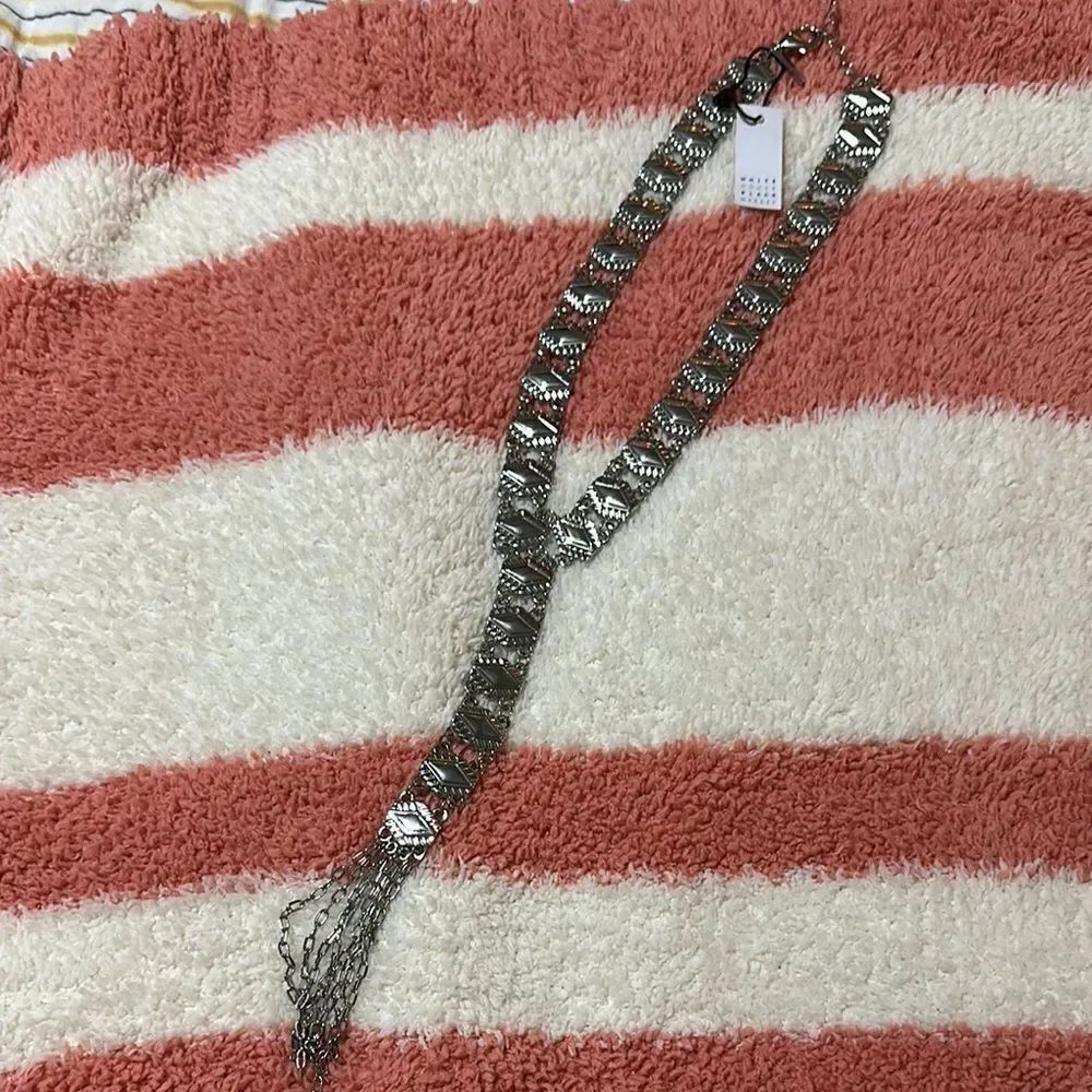 NWT WHBM White House Black Market Silver Necklace